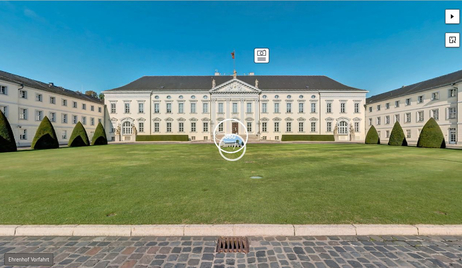 start 360° virtual tour of Schloss Bellevue