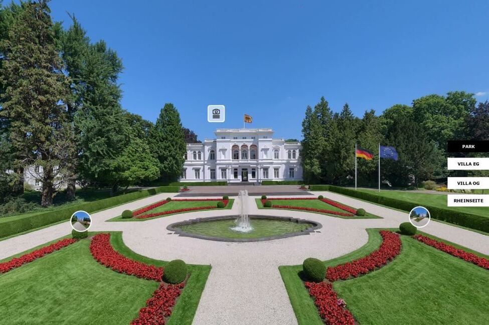 start 360° virtual tour of Villa Hammerschmidt in Bonn