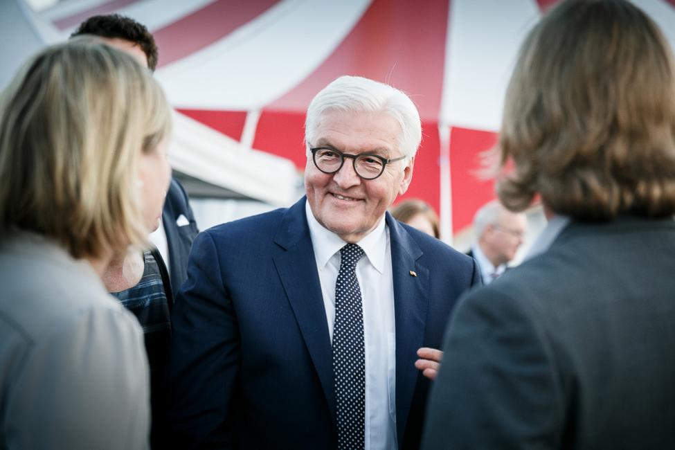 Federal President Frank-Walter Steinmeier at an encounter with citizens (archive) 
