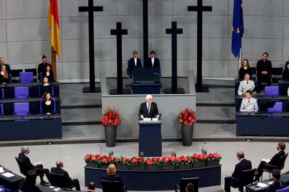 Federal President Steinmeier gives a speech at the German Bundestag